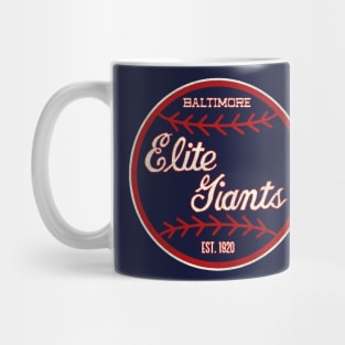 Defunct Baltimore Elite Giants Baseball Team Mug